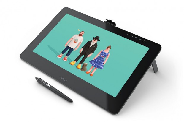 ... besitzt einen integrierten Standfuß. (Bild: Wacom)